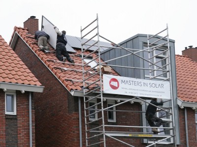 Collectieve zonnepanelen straatactie